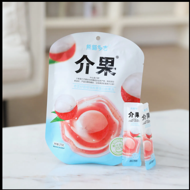 Halal Candy 15g Stick Jelly Konjac Fruit Jelly in Bag