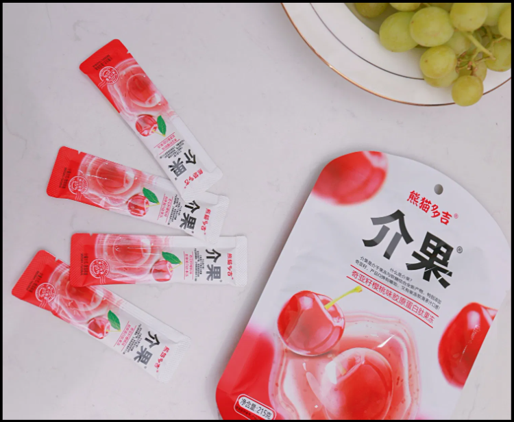 Halal Candy 15g Stick Jelly Konjac Fruit Jelly in Bag
